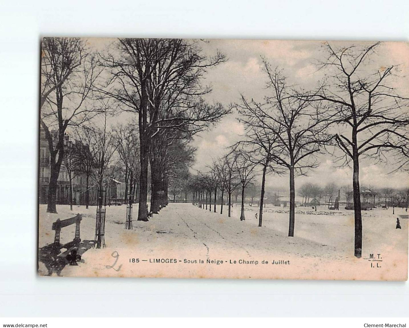 LIMOGES : Sous La Neige, Le Champ De Juillet - Très Bon état - Limoges