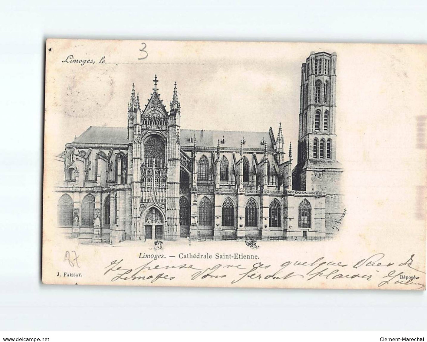 LIMOGES : Cathédrale Saint-Etienne - Très Bon état - Limoges