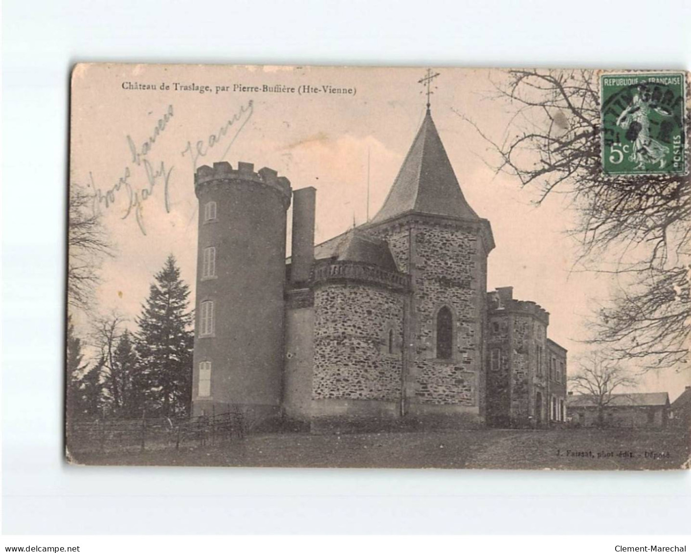 Château De Traslage, Par PIERRE BUFFIERE - état - Pierre Buffiere