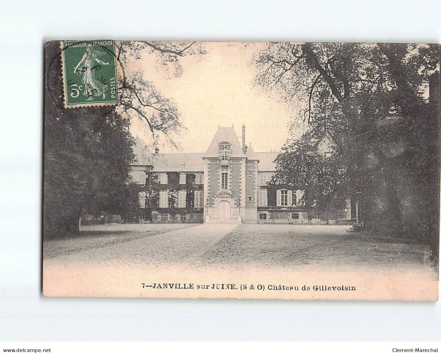 JANVILLE SUR JUINE : Château De Gillevoisin - état - Altri & Non Classificati