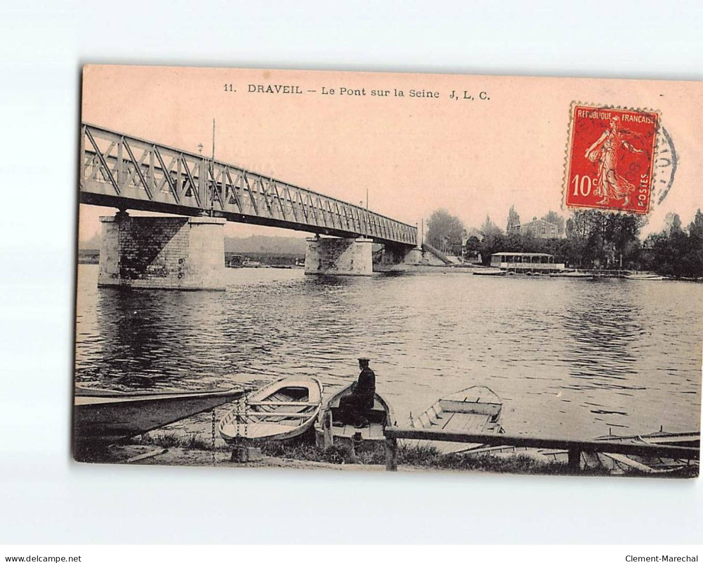DRAVEIL : Le Pont Sur La Seine - Très Bon état - Draveil