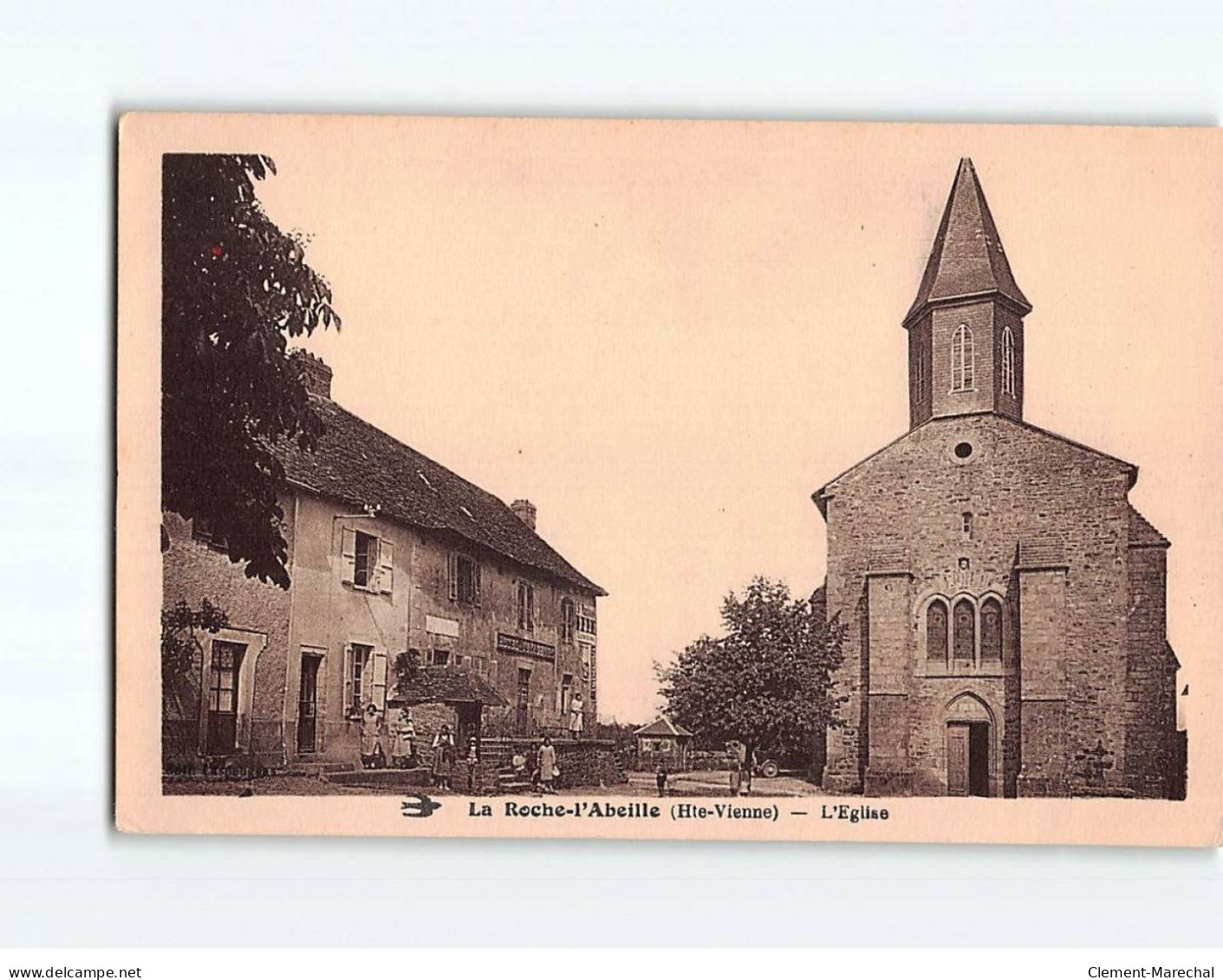 LA ROCHE L'ABEILLE : L'Eglise - Très Bon état - Autres & Non Classés