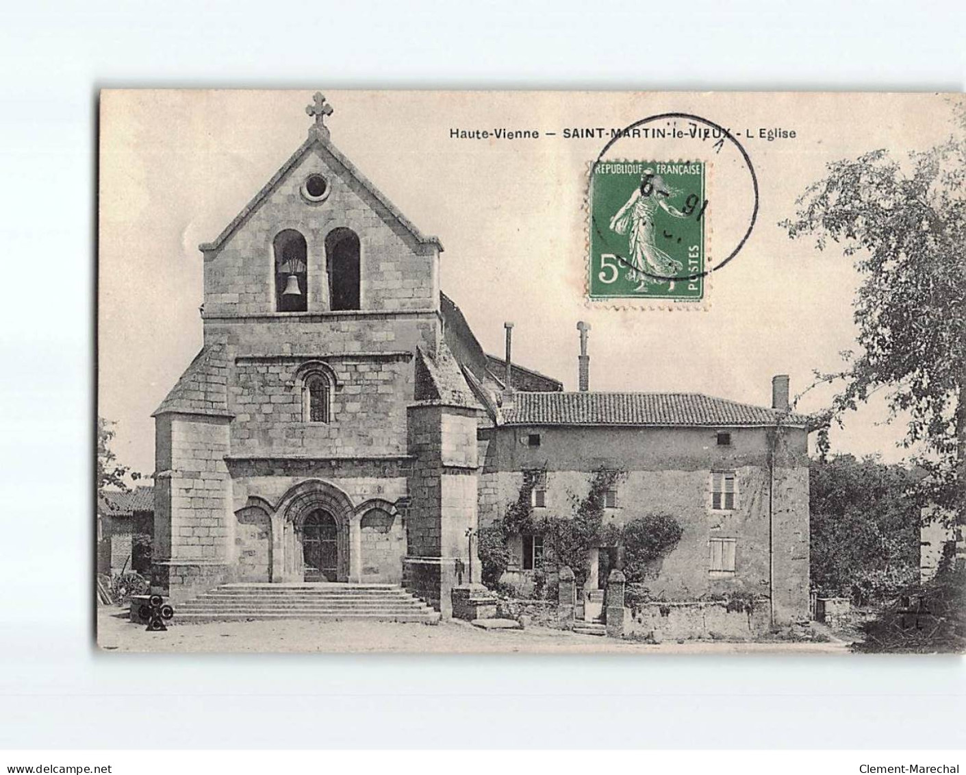 SAINT MARTIN LE VIEUX : L'Eglise - Très Bon état - Other & Unclassified