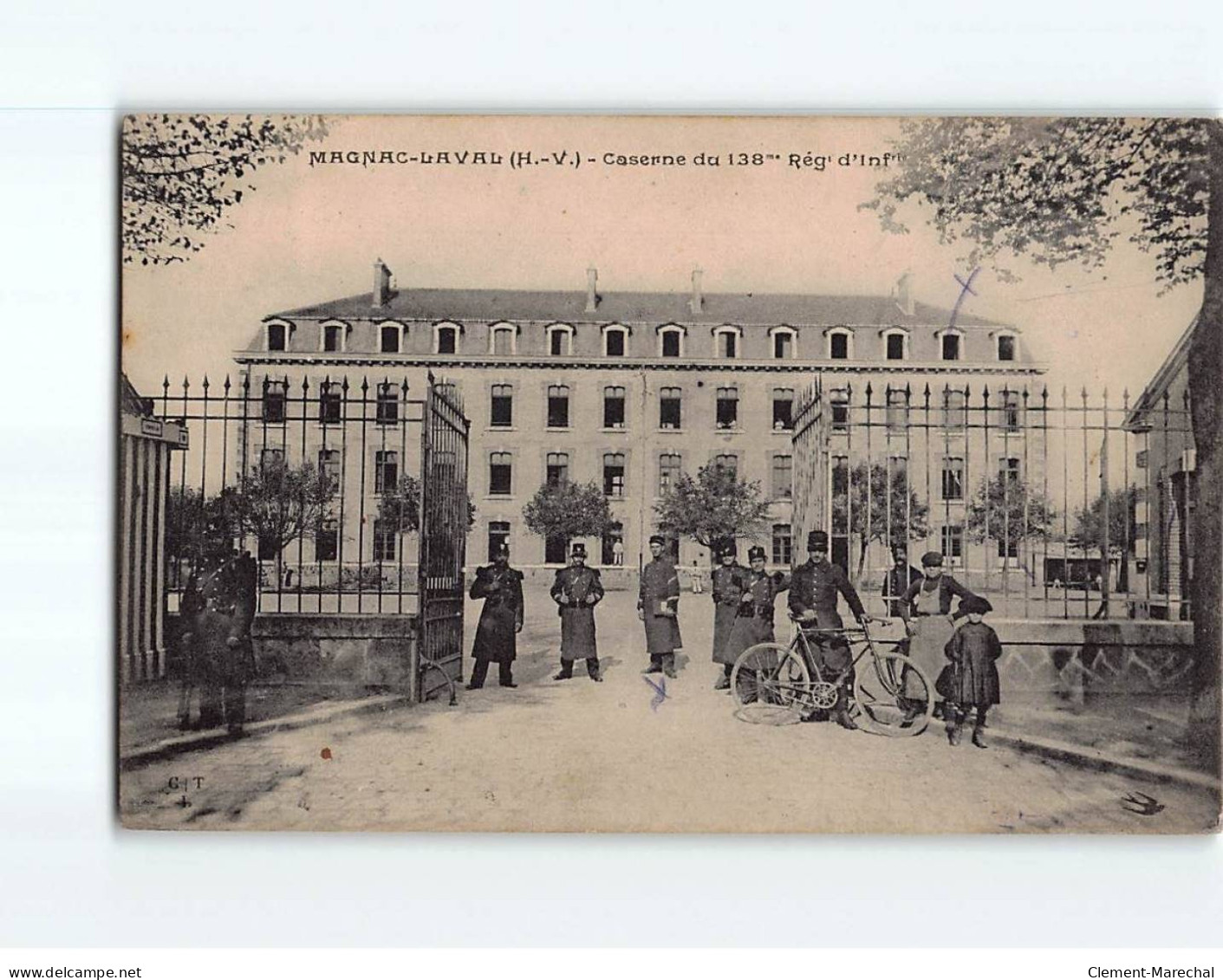 MAGNAC LAVAL : Caserne Du 138e Régiment D'Infanterie - état - Other & Unclassified