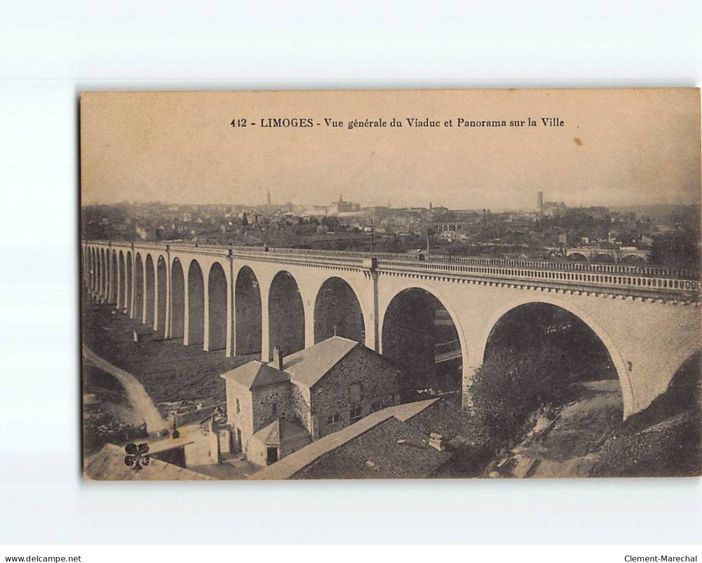 LIMOGES : Vue Générale Du Viaduc Et Panorama Sur La Ville - Très Bon état - Limoges