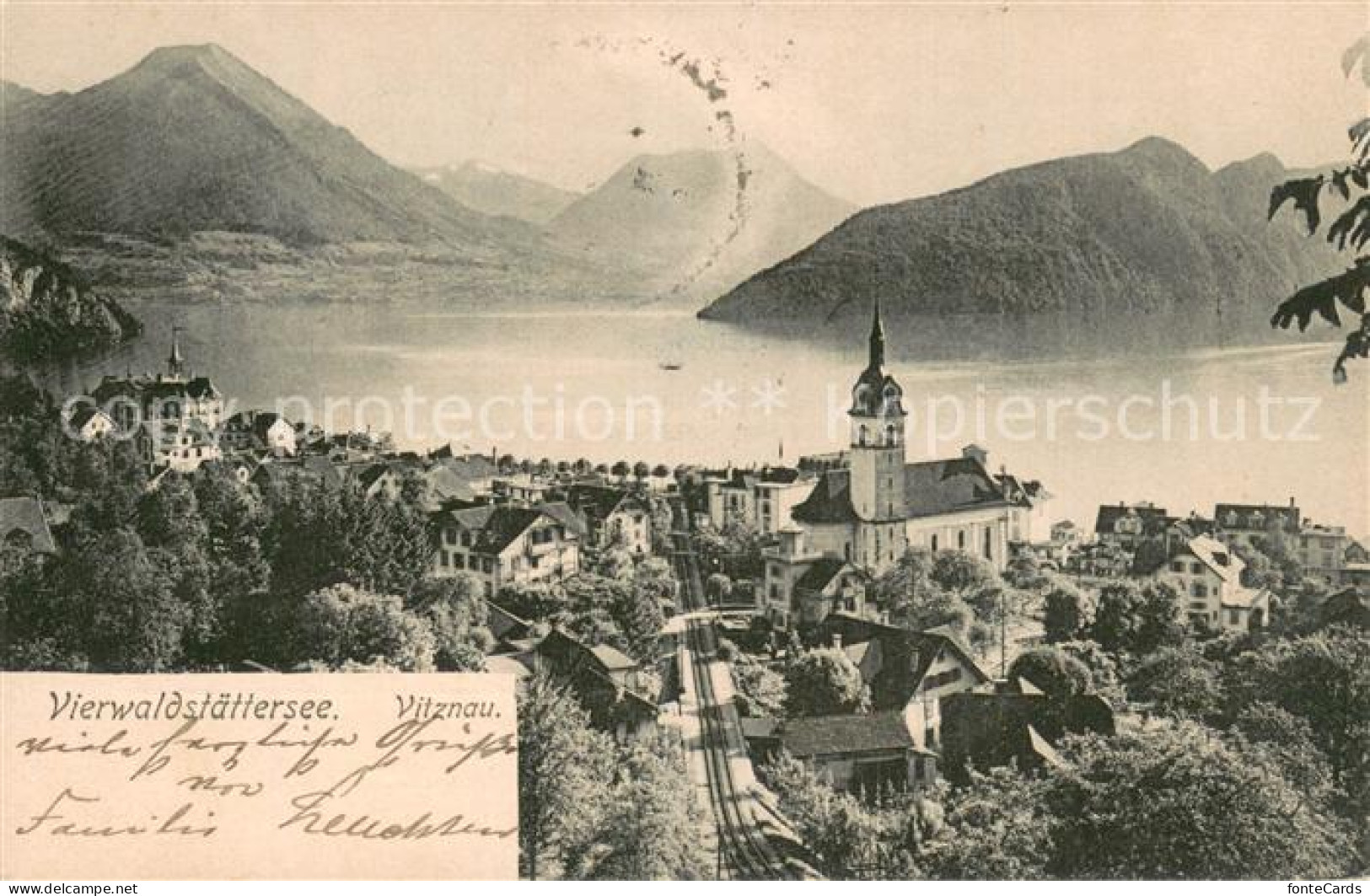 13756597 Vitznau Witznau Vierwaldstaettersee LU Vue Aerienne  - Autres & Non Classés