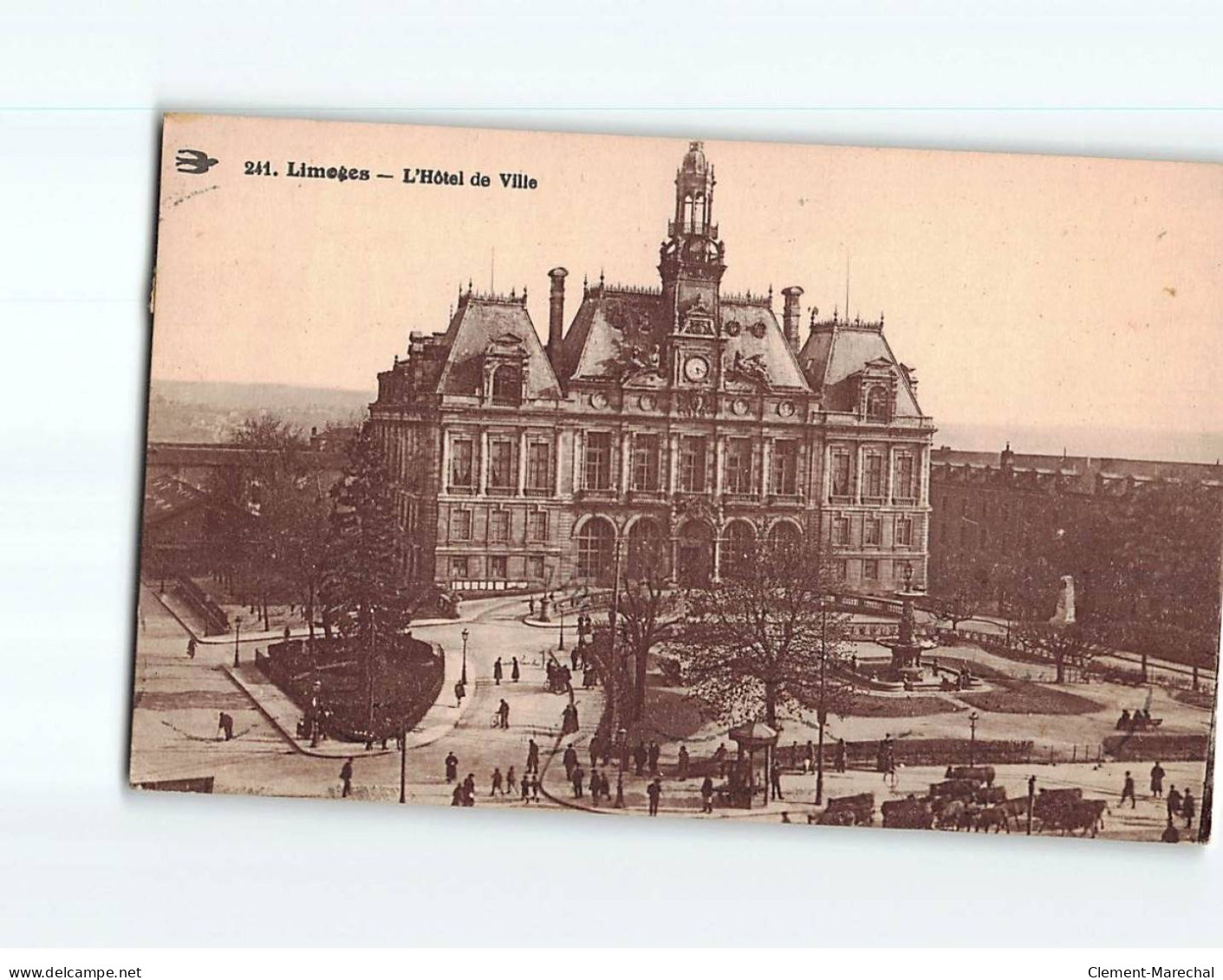 LIMOGES : L'Hôtel De Ville - état - Limoges