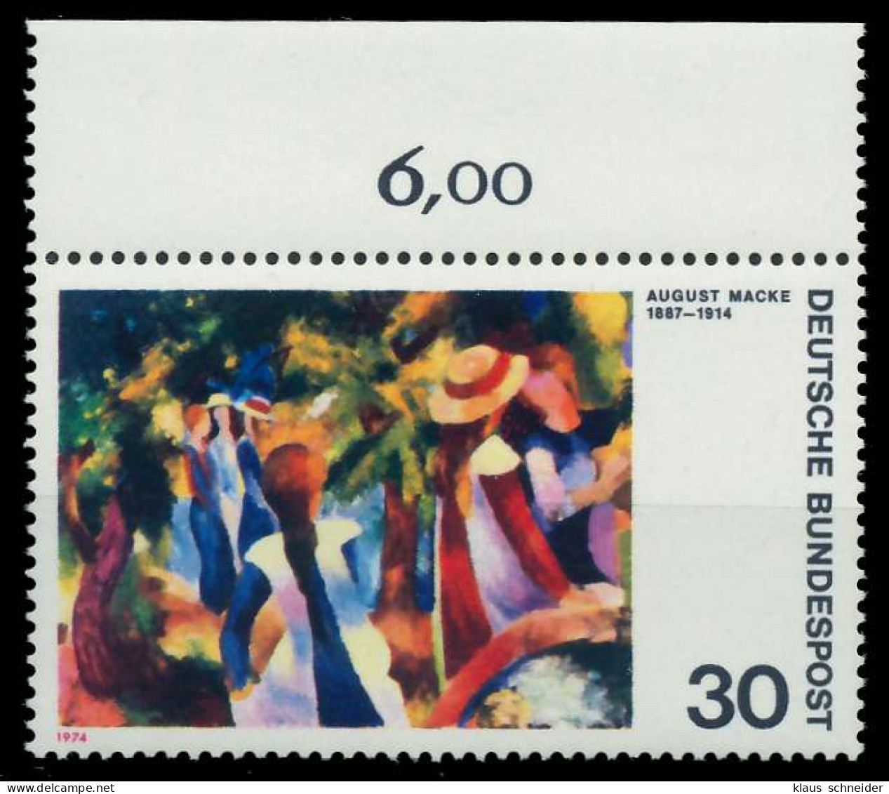 BRD 1974 Nr 816 Postfrisch ORA X7FFD5E - Unused Stamps