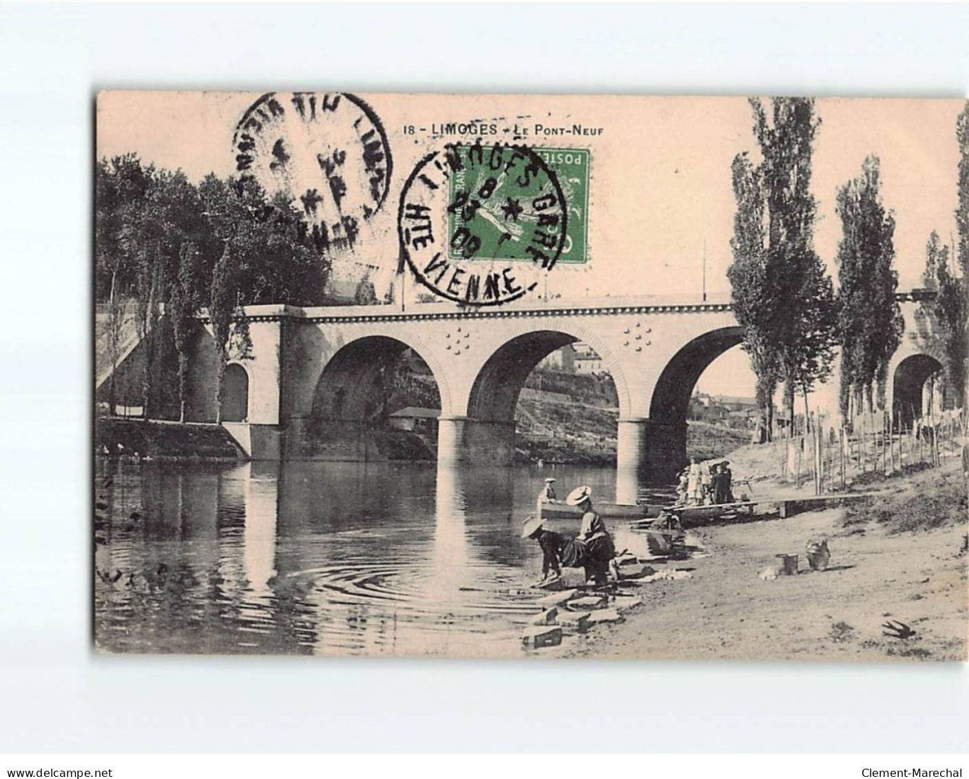 LIMOGES : Le Pont Neuf - état - Limoges