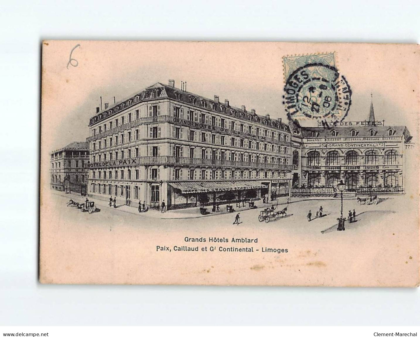 LIMOGES : Grands Hôtels Amblard - état - Limoges