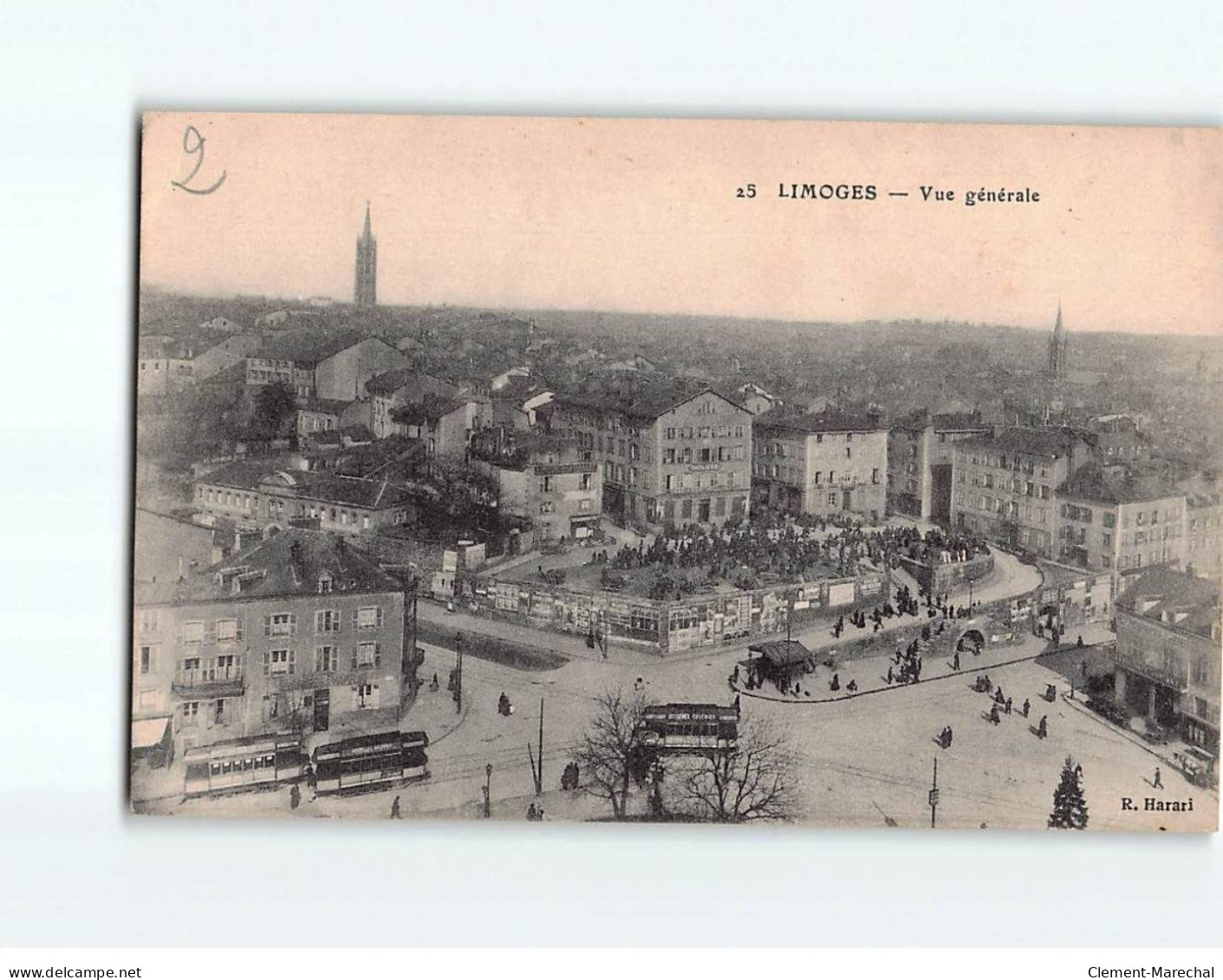 LIMOGES : Place Denis Dussoubs - état - Limoges