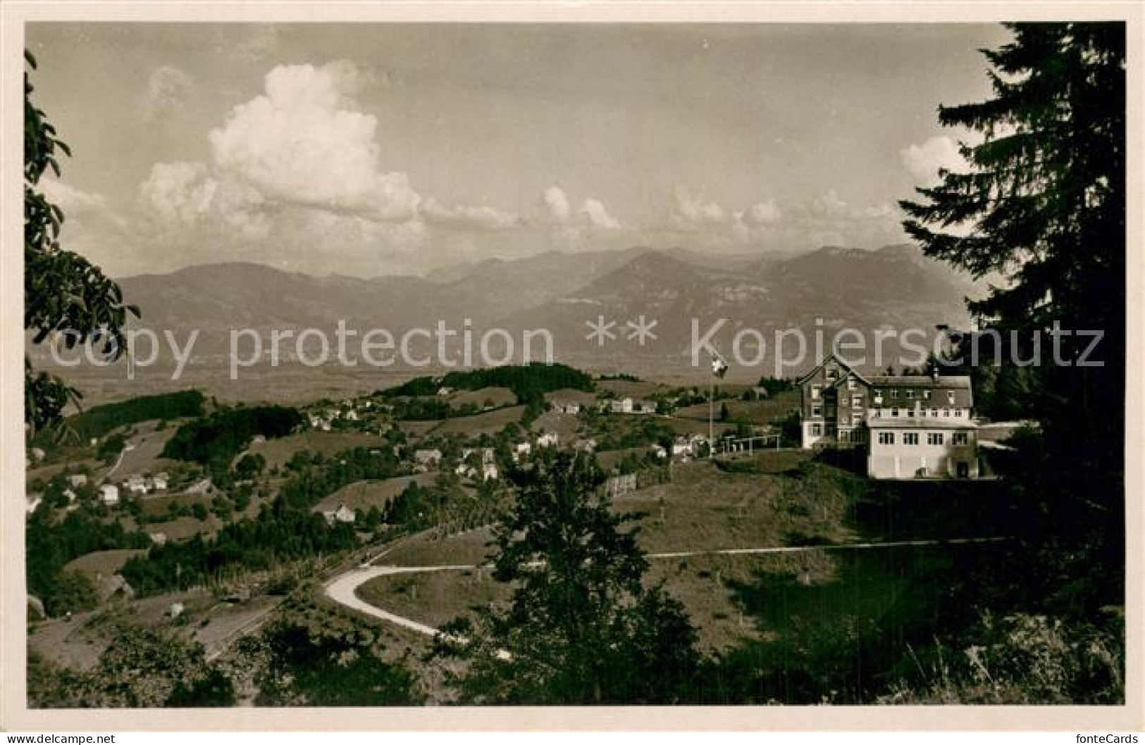 13756549 Walzenhausen AR Ev Erholungsheim Sonneblick Panorama Walzenhausen AR - Andere & Zonder Classificatie