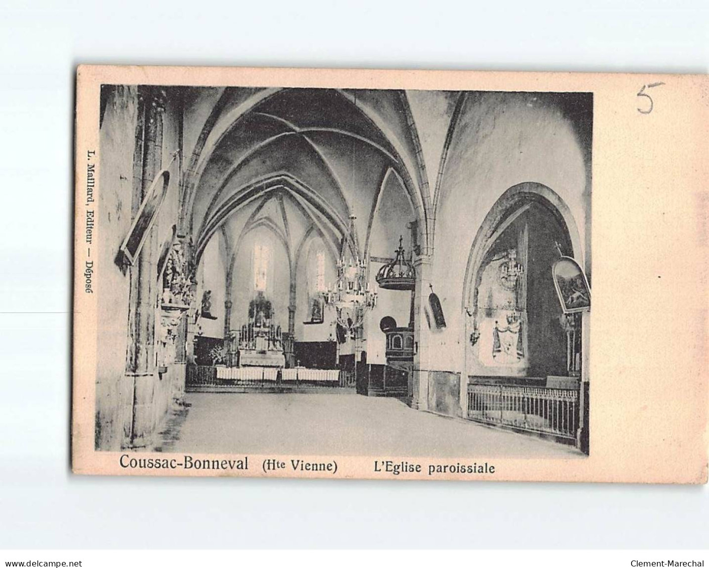 COUSSAC BONNEVAL : L'Eglise Paroissiale - état - Other & Unclassified