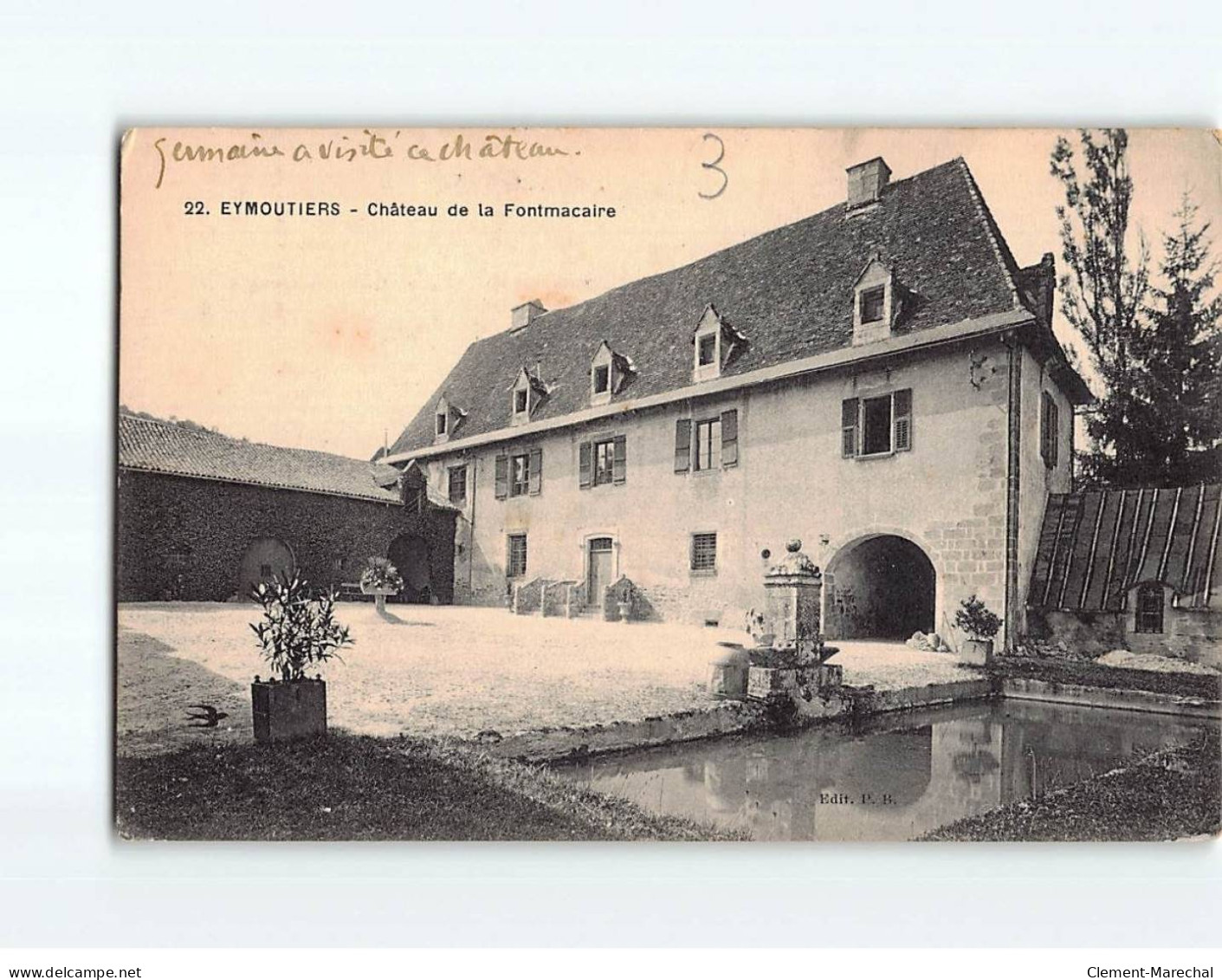 EYMOUTIERS : Château De La Fontmacaire - état - Eymoutiers