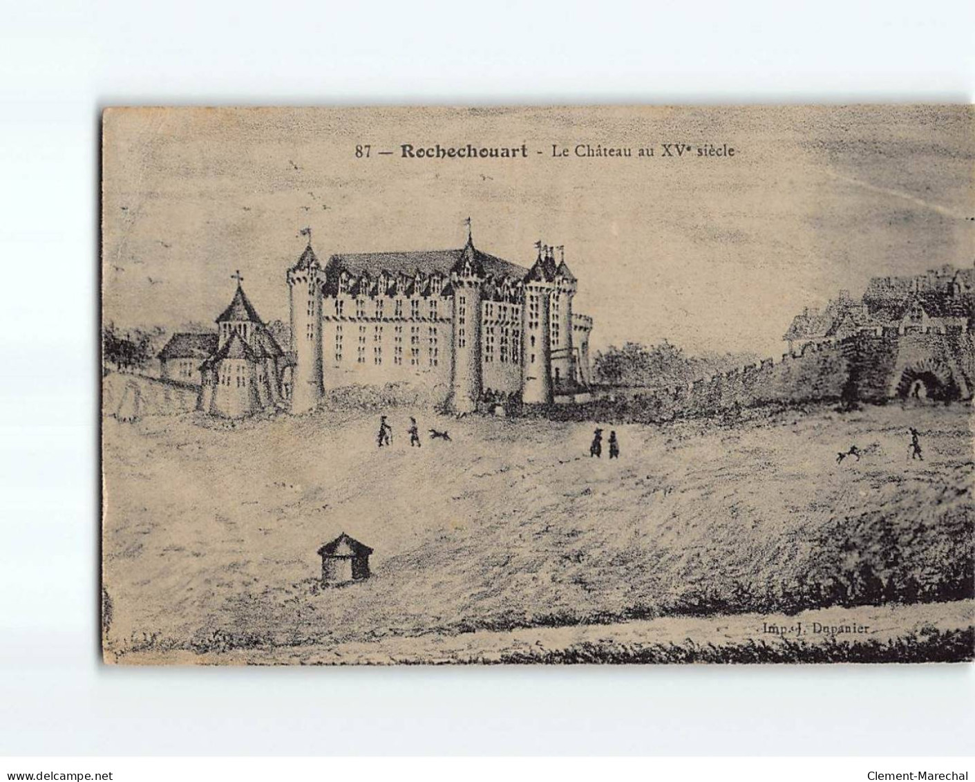 ROCHECHOUART : Le Château Du XVe Siècle - état - Rochechouart