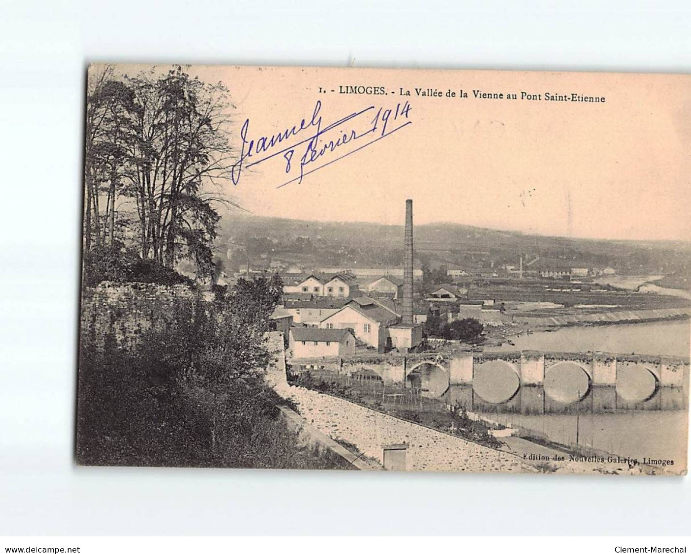 LIMOGES: La Vallée De La Vienne Au Pont Saint-Etienne - Très Bon état - Limoges