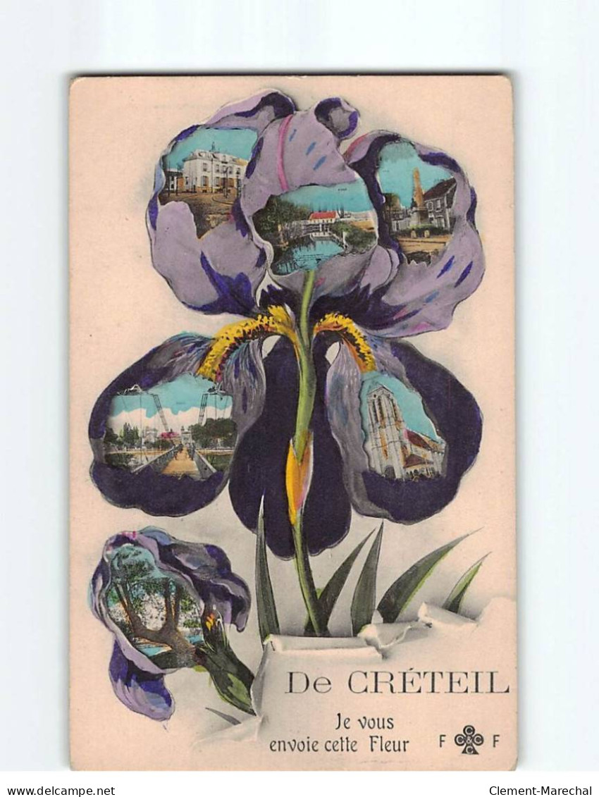 CRETEIL : Carte Souvenir - état - Creteil