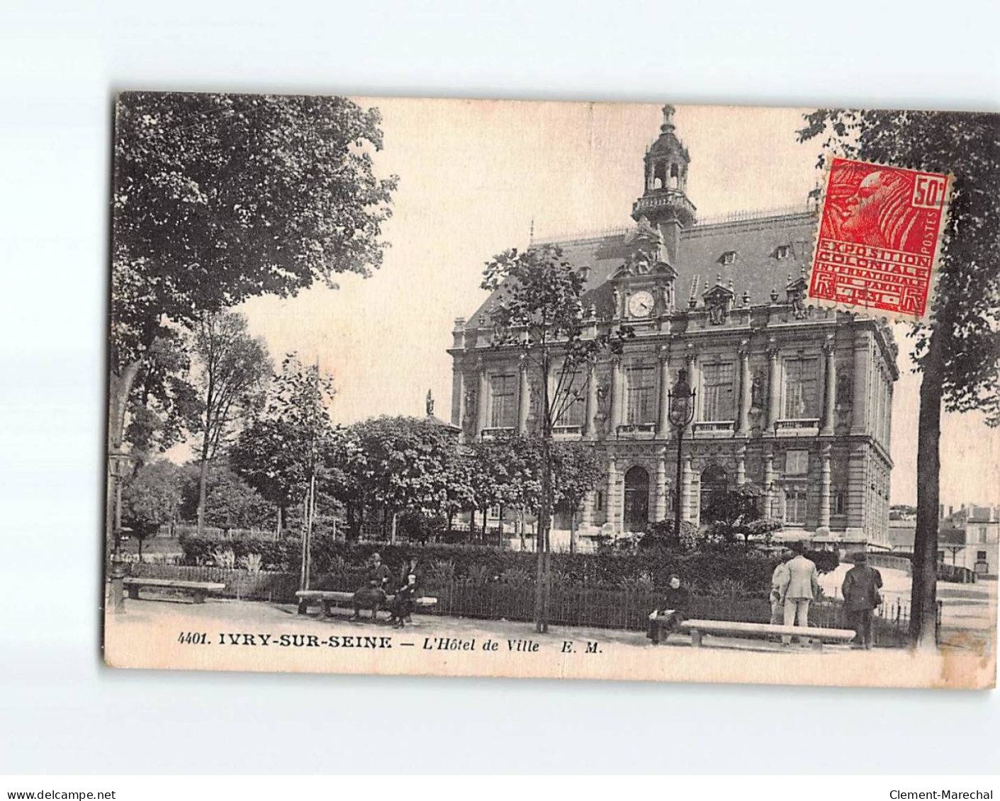 IVRY SUR SEINE : L'hôtel De Ville - état - Ivry Sur Seine