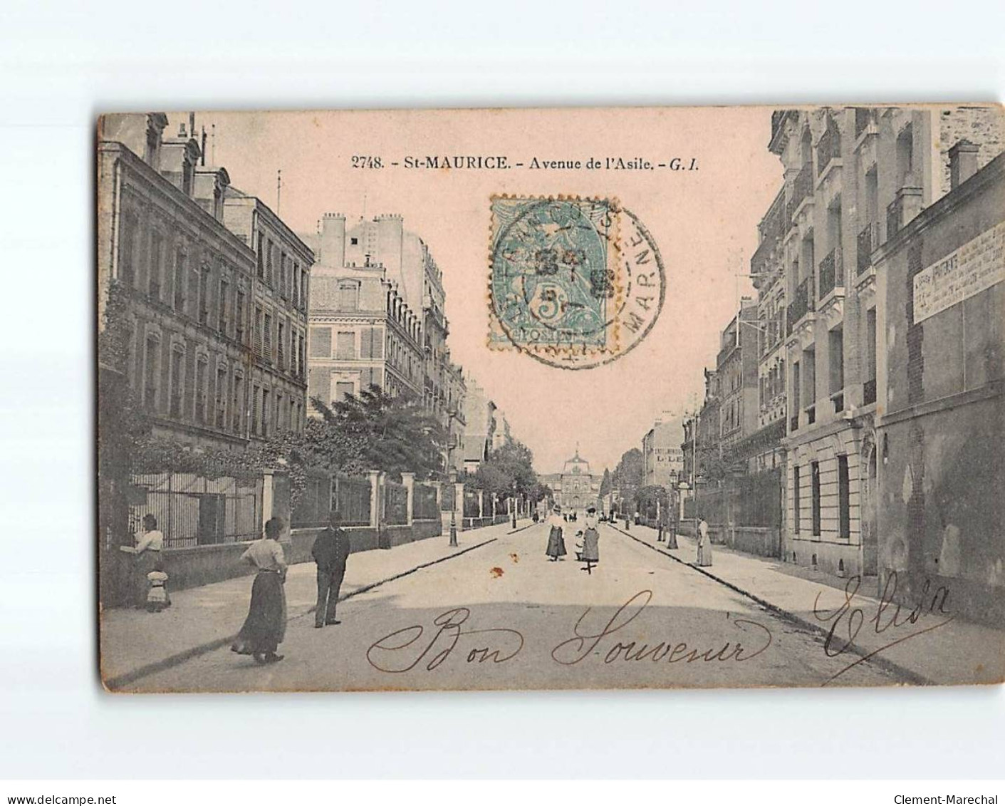 SAINT MAURICE : Avenue De L'Asile - état - Saint Maurice