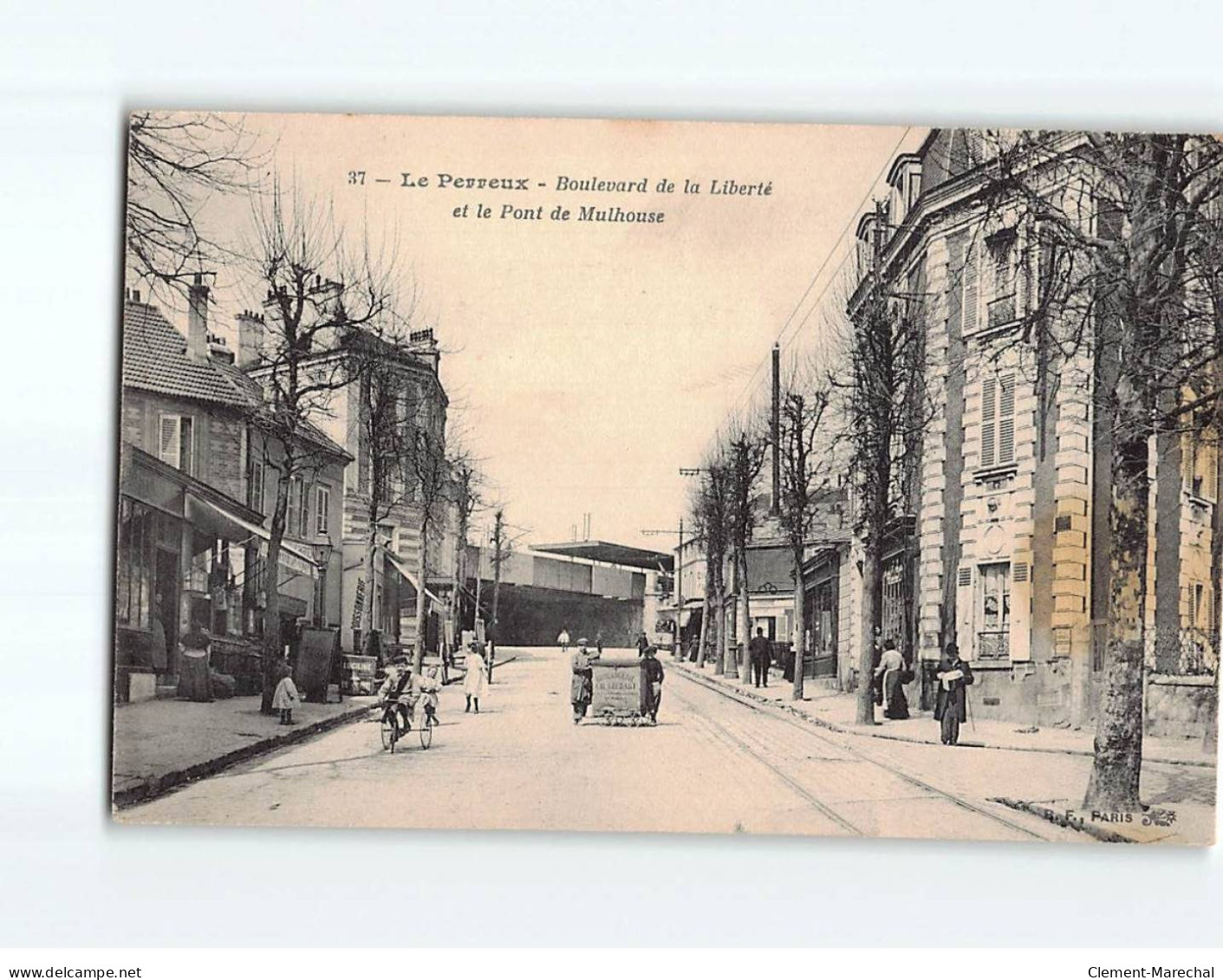 LE PERREUX : Boulevard De La Liberté Et Le Pont De Mulhouse - Très Bon état - Le Perreux Sur Marne