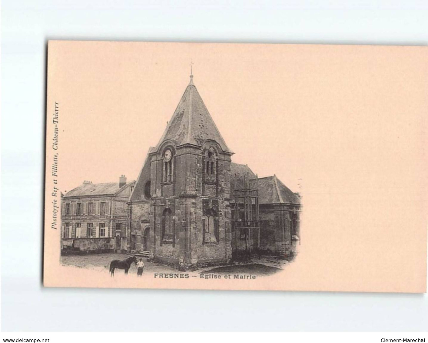 FRESNES : Eglise Et Mairie - Très Bon état - Fresnes