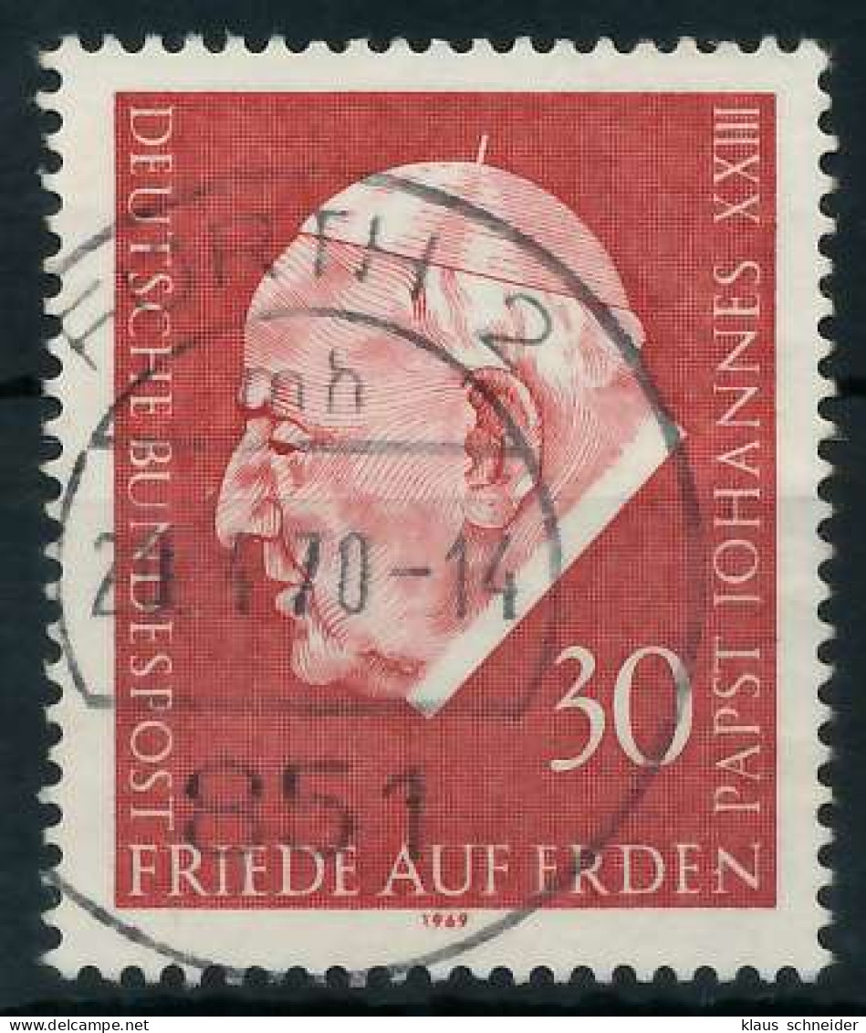 BRD 1969 Nr 609 Gestempelt X832A82 - Used Stamps