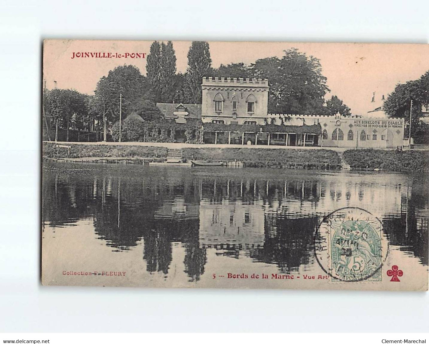 JOINVILLE LE PONT : Bords De La Marne, Vue Artistique - état - Joinville Le Pont