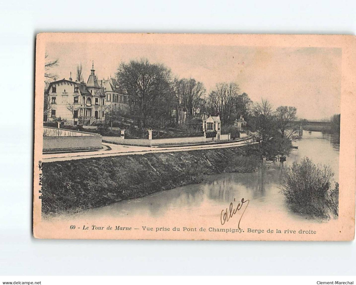 Vue Prise Du Pont De Champigny, Berge De La Rive Droite - état - Champigny Sur Marne