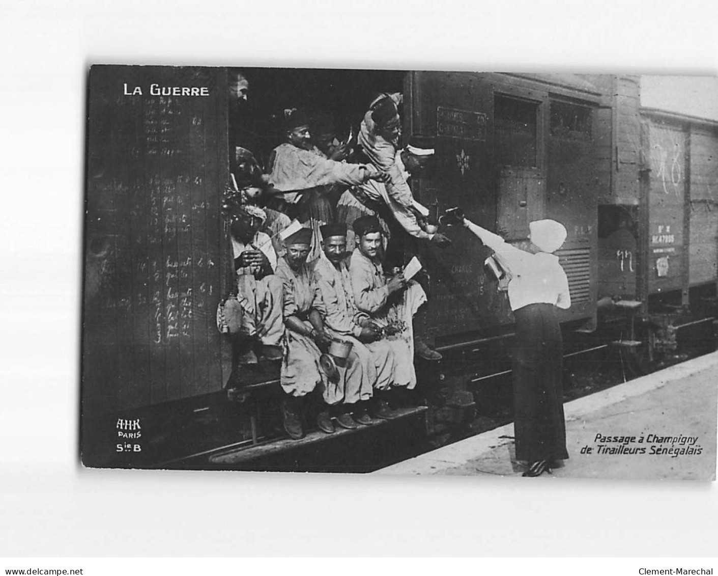 CHAMPIGNY : Passage à Champigny De Tirailleurs Sénégalais - Très Bon état - Champigny Sur Marne