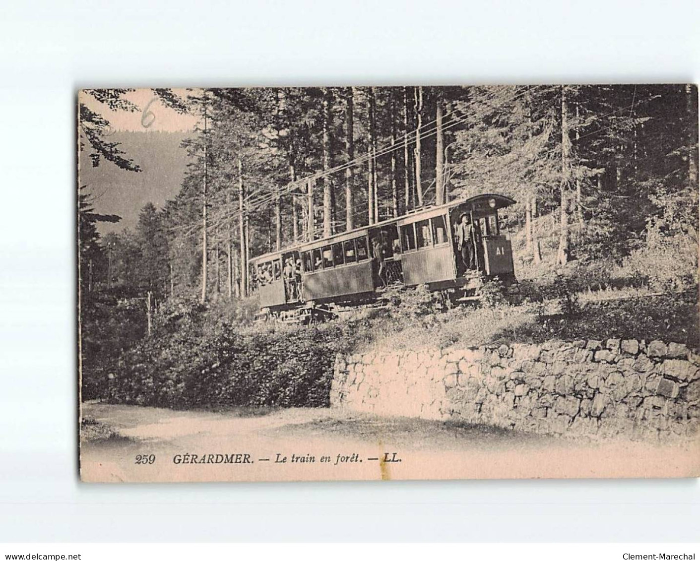GERARDMER : Le Train En Forêt - Très Bon état - Gerardmer
