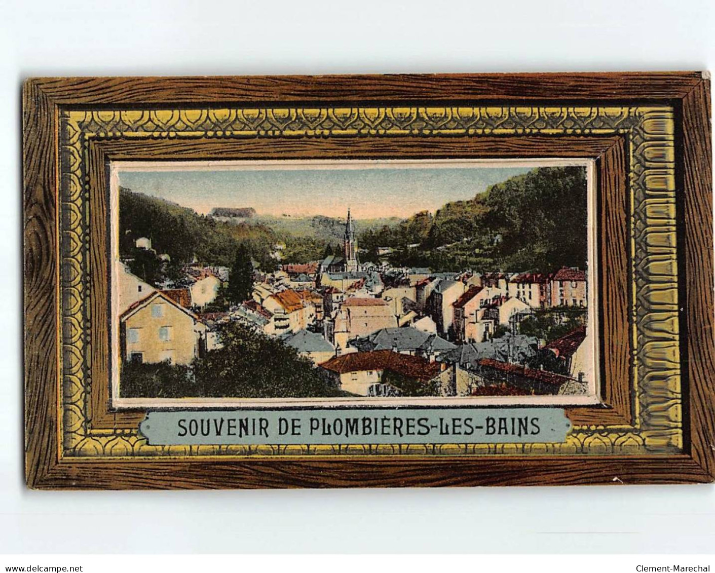 PLOMBIERES LES BAINS : Carte Souvenir, Système Dépliant - état - Plombieres Les Bains