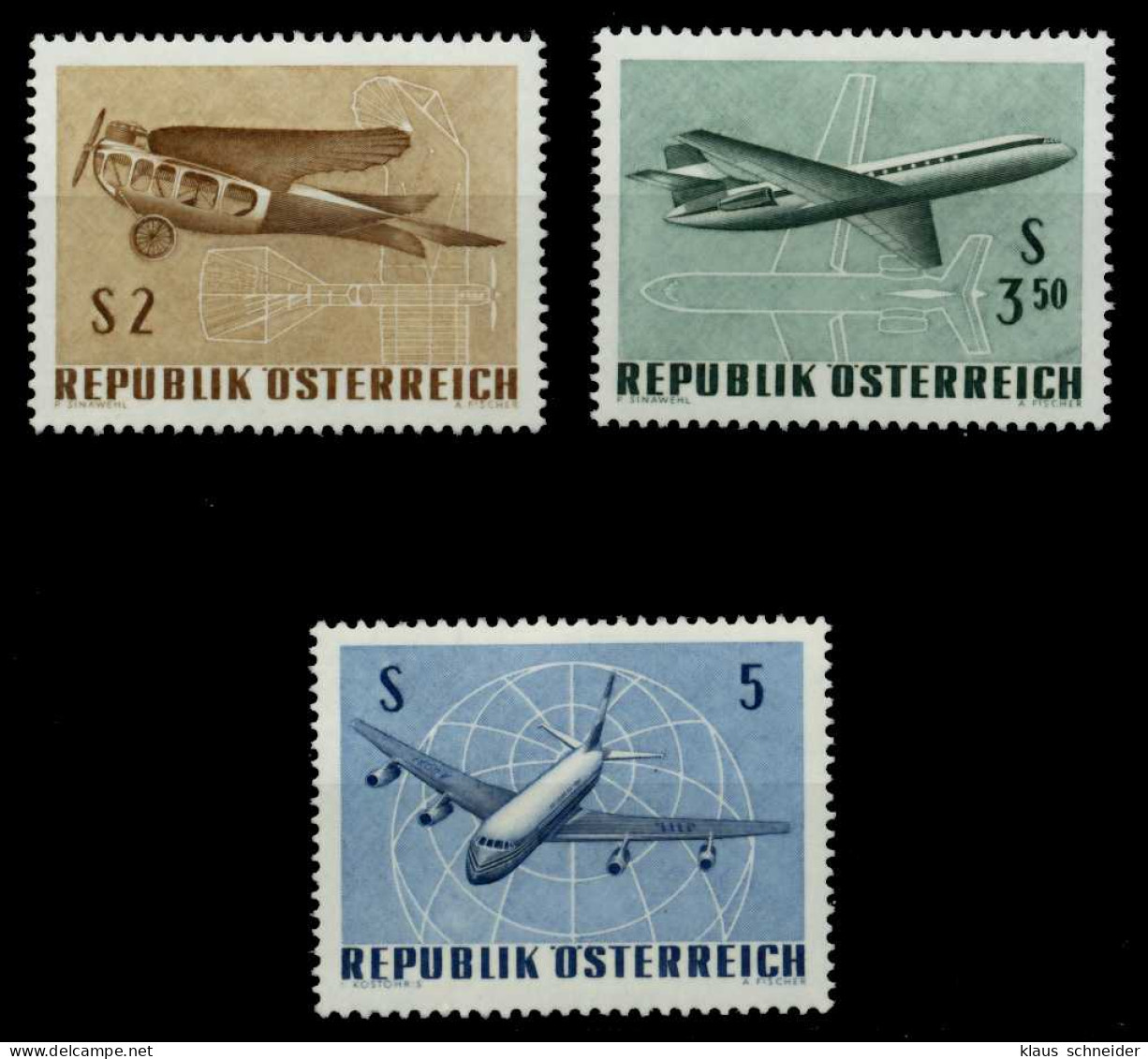 ÖSTERREICH 1968 Nr 1262-1264 Postfrisch S74360E - Ungebraucht