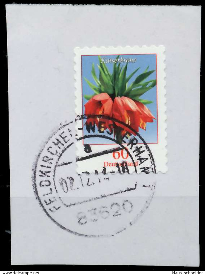 BRD DS BLUMEN Nr 3046 Zentrisch Gestempelt Briefstück X868BCA - Gebruikt