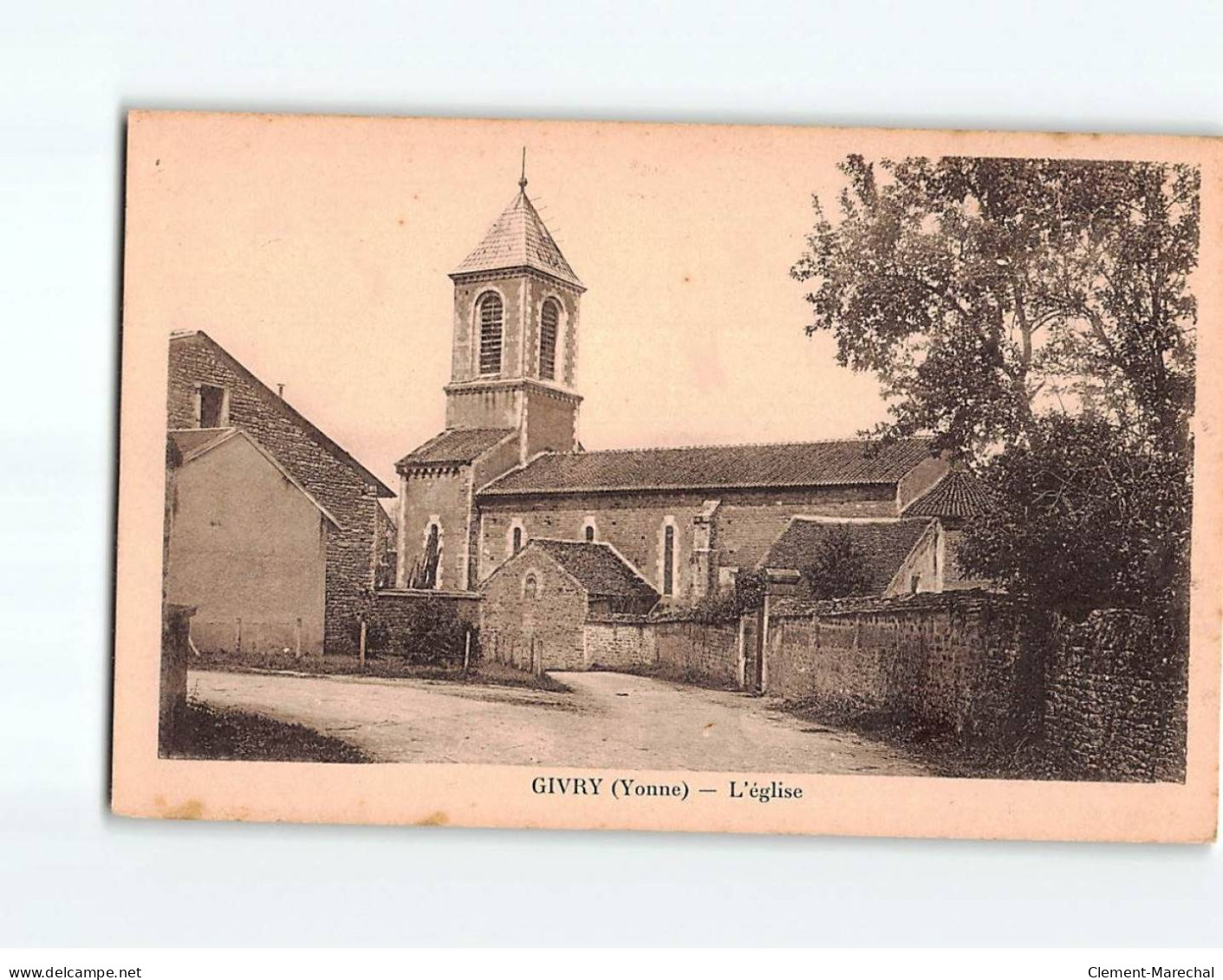 GIVRY : L'Eglise - Très Bon état - Otros & Sin Clasificación