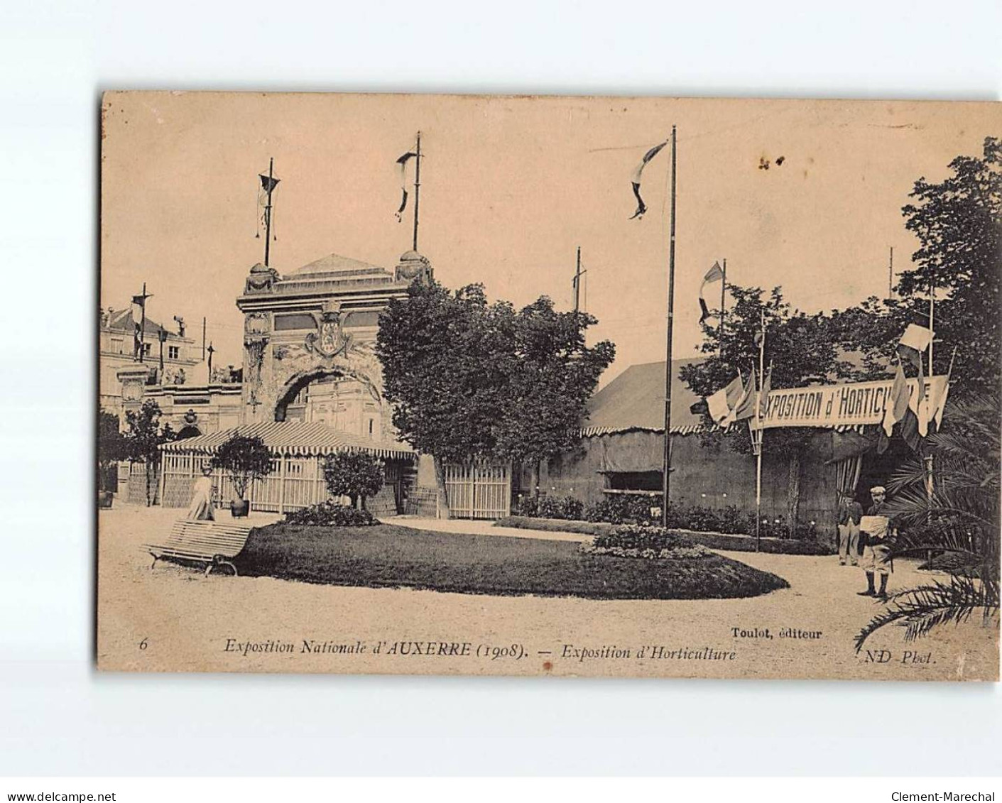 AUXERRE : Exposition Nationale 1908, Exposition D'Horticulture - état - Altri & Non Classificati