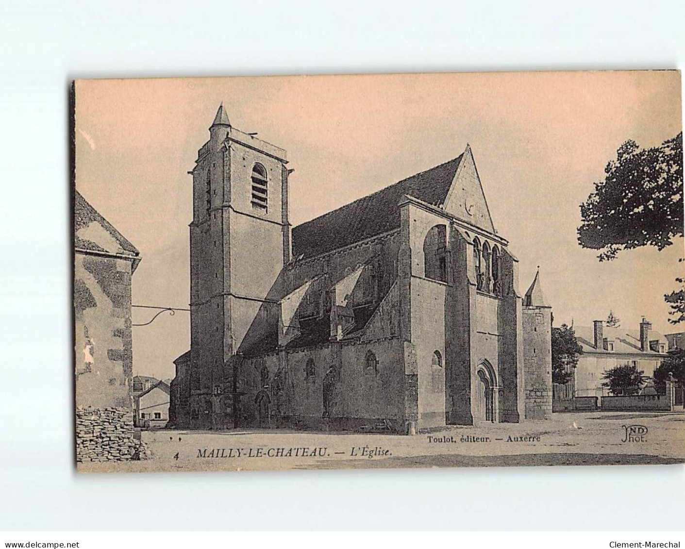 MAILLY LE CHATEAU : L'Eglise - Très Bon état - Sonstige & Ohne Zuordnung