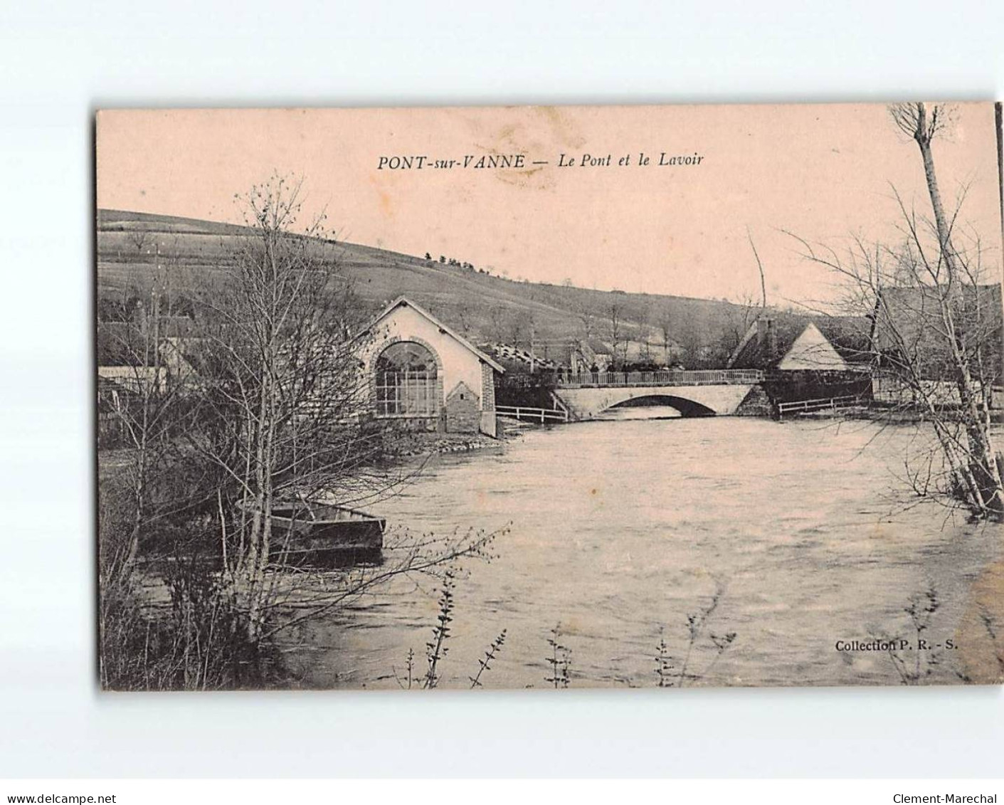 PONT SUR VANNE : Le Pont Et Le Lavoir - état - Sonstige & Ohne Zuordnung