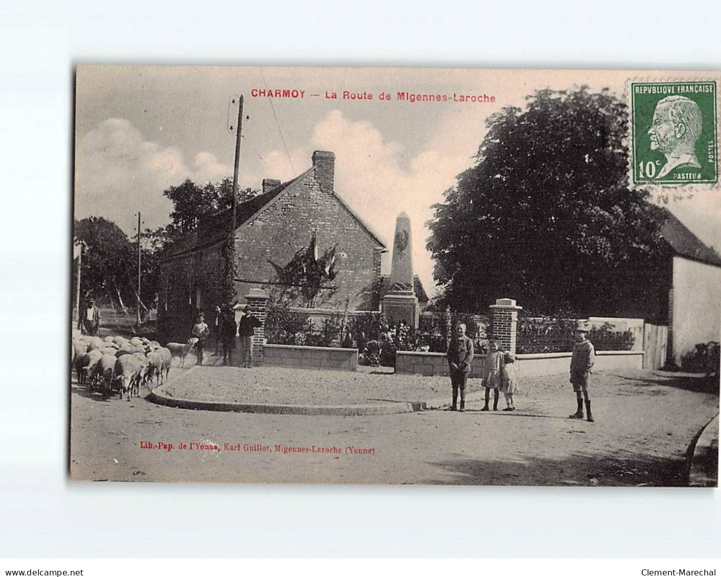 CHARMOY : La Route De Migennes-Laroche - Très Bon état - Charmoy