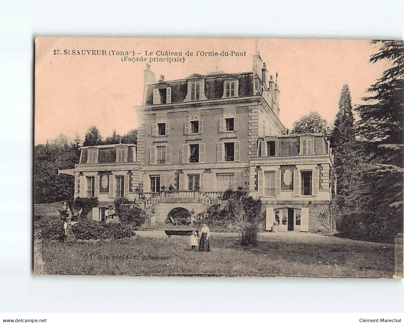 SAINT SAUVEUR : Le Château De L'Orme Du Pont - état - Saint Sauveur En Puisaye