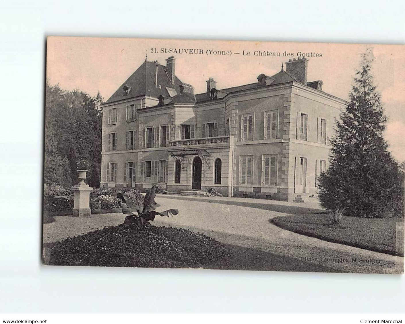 SAINT SAUVEUR : Le Château Des Gouttes - Très Bon état - Saint Sauveur En Puisaye