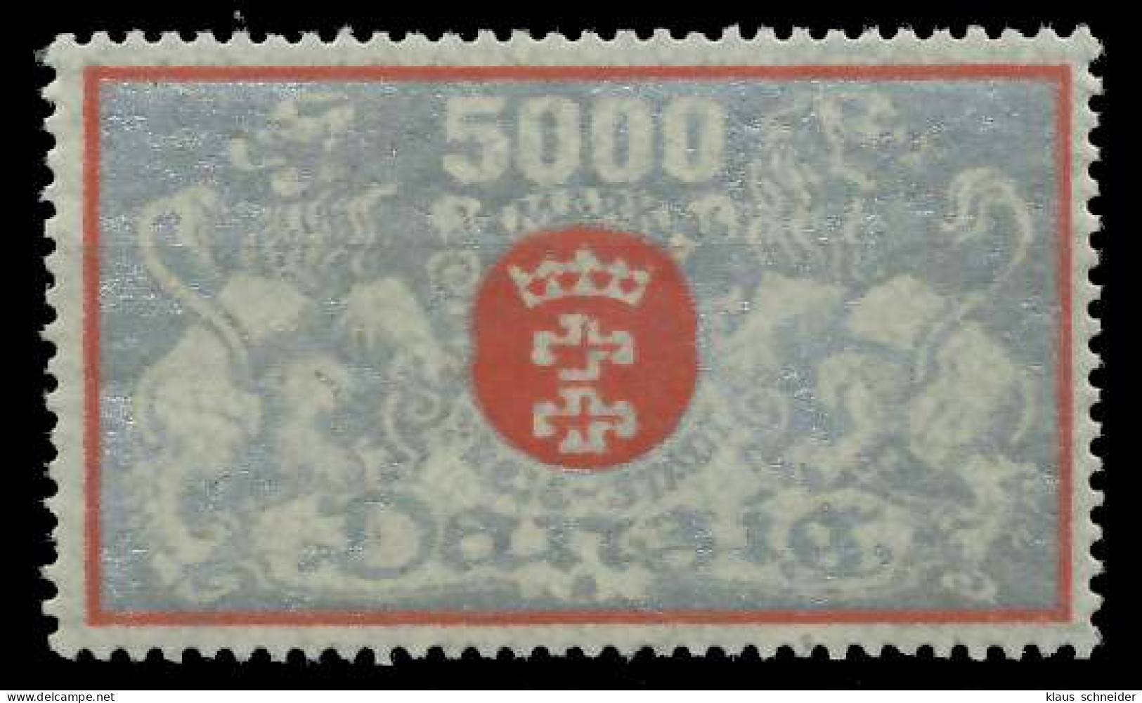 DANZIG 1923 Nr 122 Postfrisch X88D1F2 - Mint