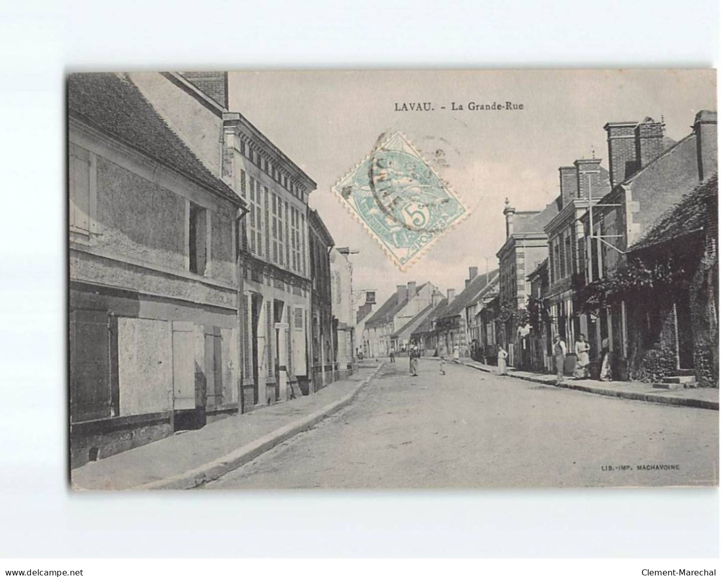 LAVAU : La Grande Rue - Très Bon état - Other & Unclassified