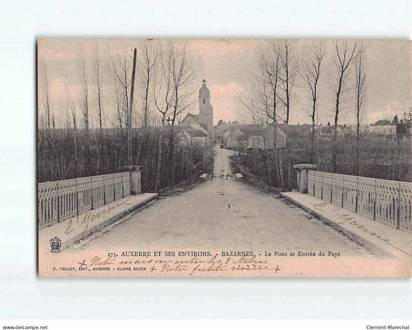 BAZARNES : Le Pont Et Entrée Du Pays - Très Bon état - Sonstige & Ohne Zuordnung