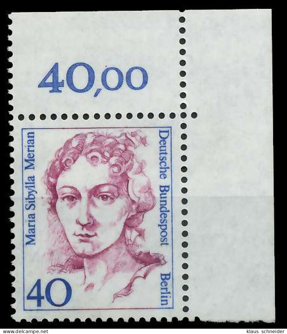 BERLIN DS FRAUEN Nr 788 Postfrisch ECKE-ORE X8D9AB6 - Unused Stamps