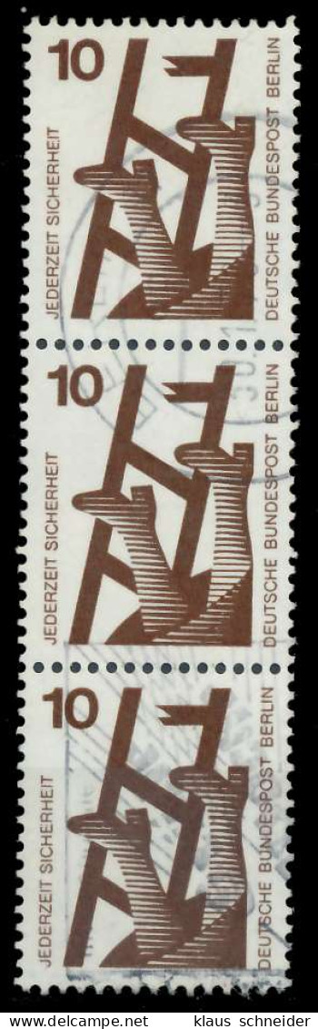 BERLIN DS UNFALLV Nr 403ARa Gestempelt 3ER STR X90168A - Used Stamps