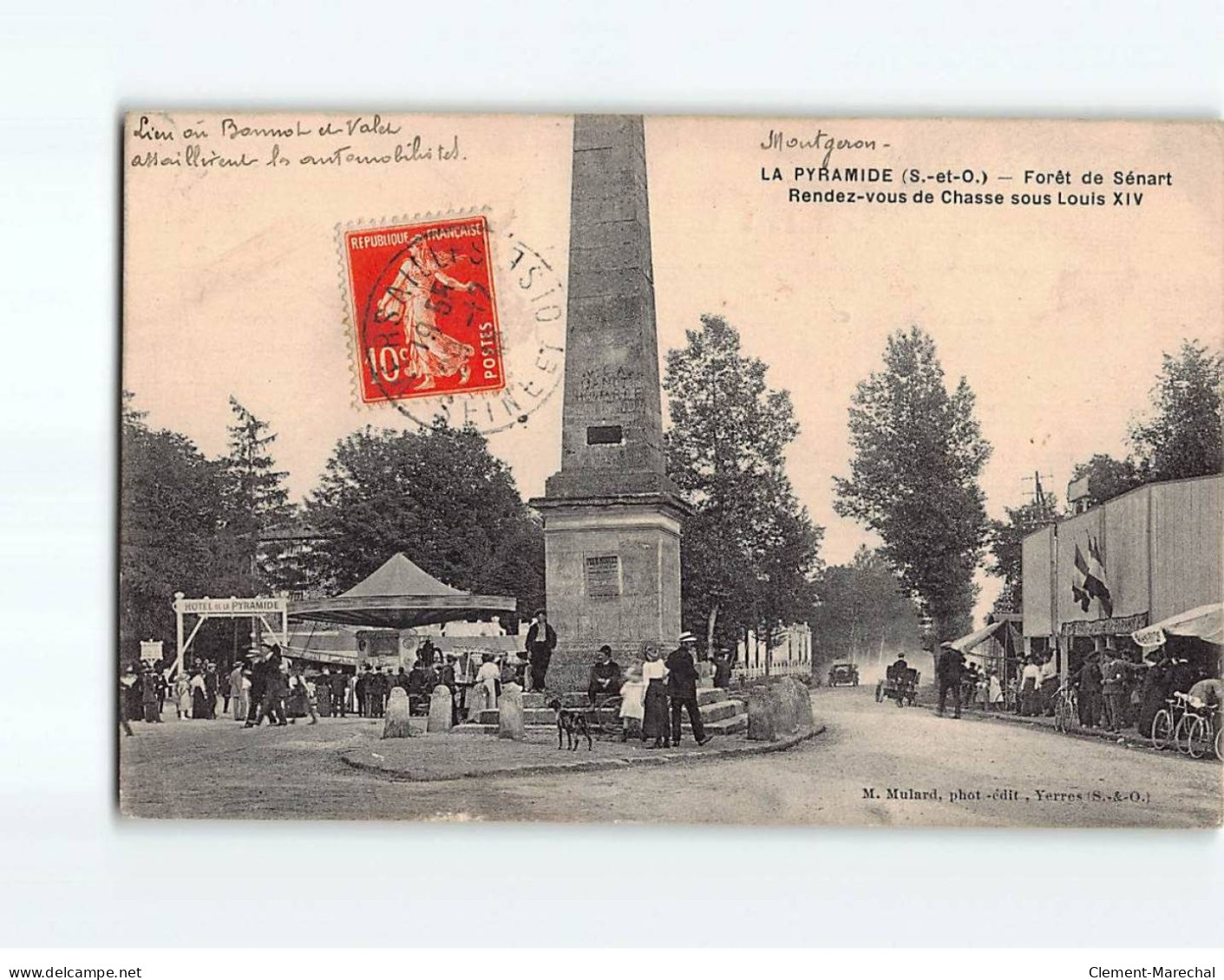 LA PYRAMIDE : Forêt De Sénart, Rendez-vous De Chasse Sous Louis XIV - état - Andere & Zonder Classificatie