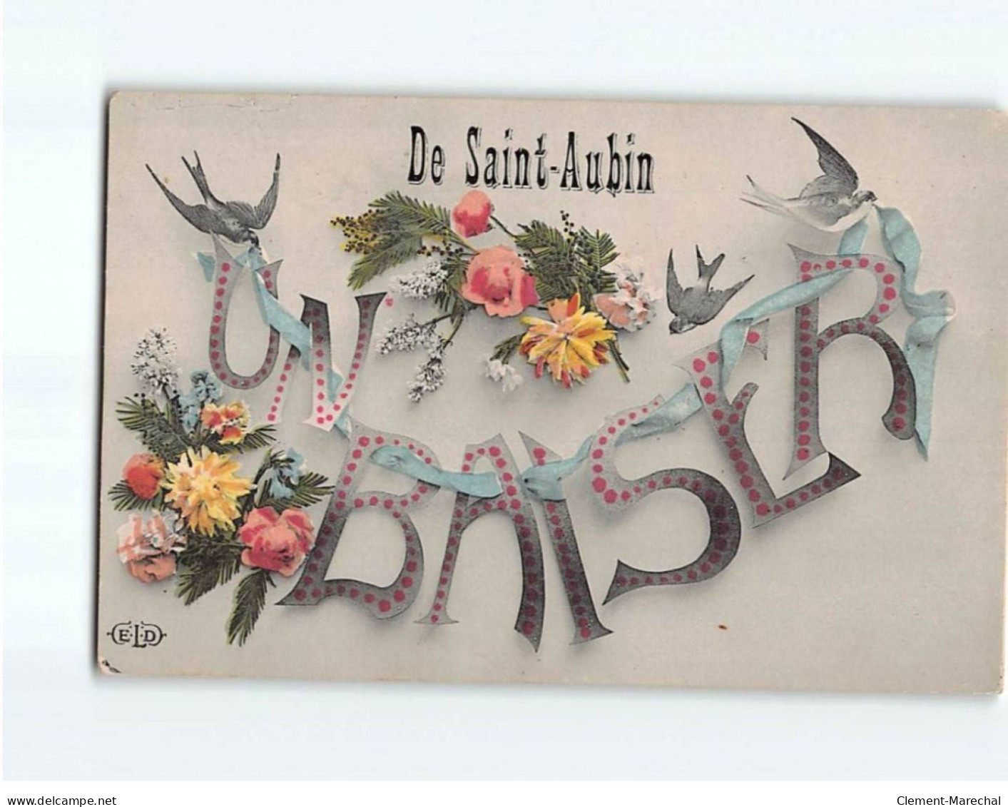 SAINT AUBIN : Carte Souvenir - état - Andere & Zonder Classificatie