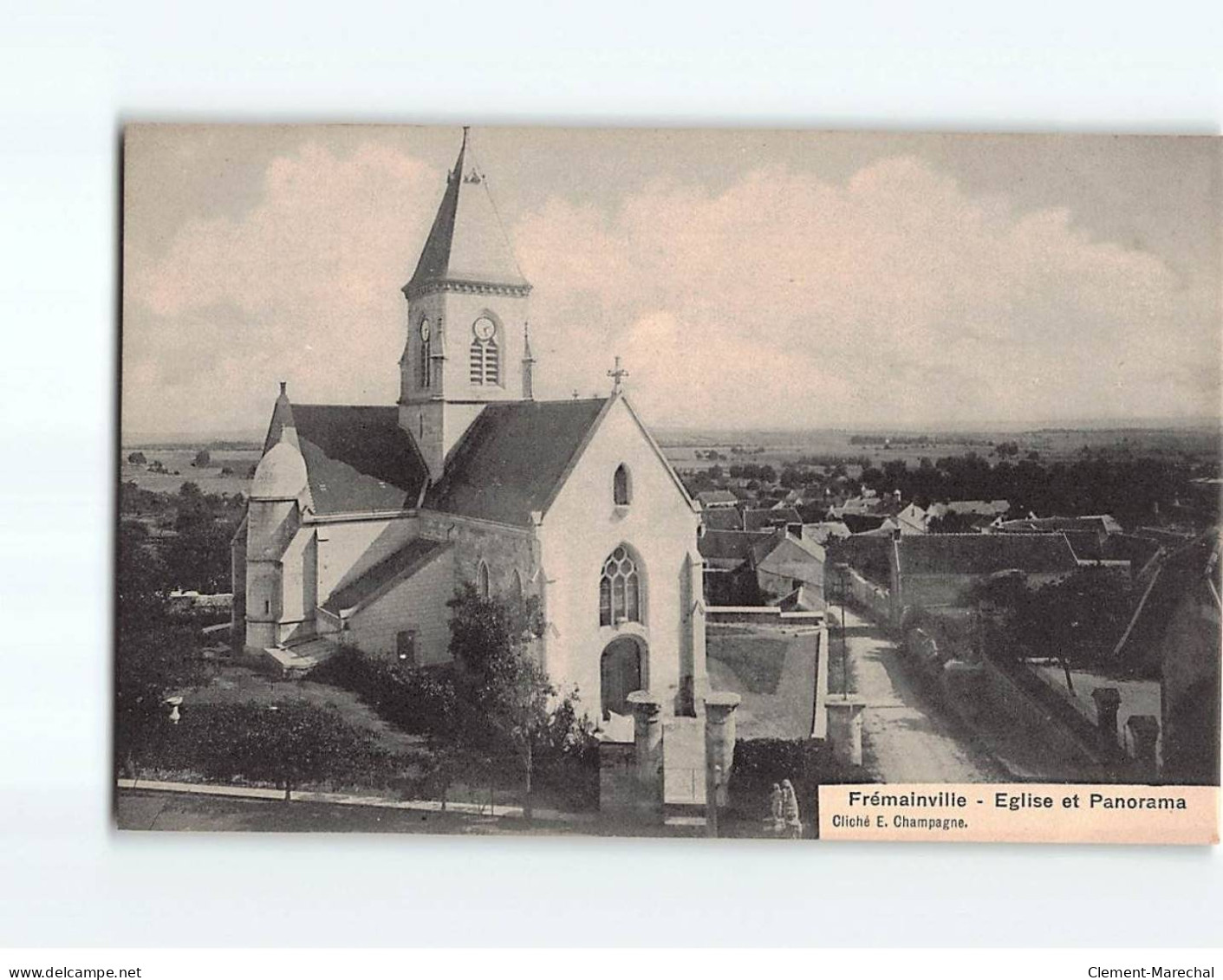 FREMAINVILLE : Eglise Et Panorama - Très Bon état - Other & Unclassified