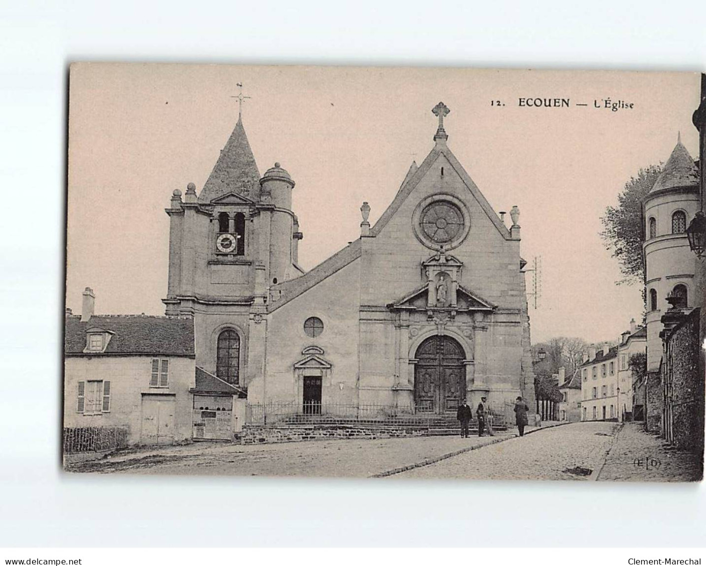 ECOUEN : L'Eglise - état ( Partiellement Décollée ) - Ecouen