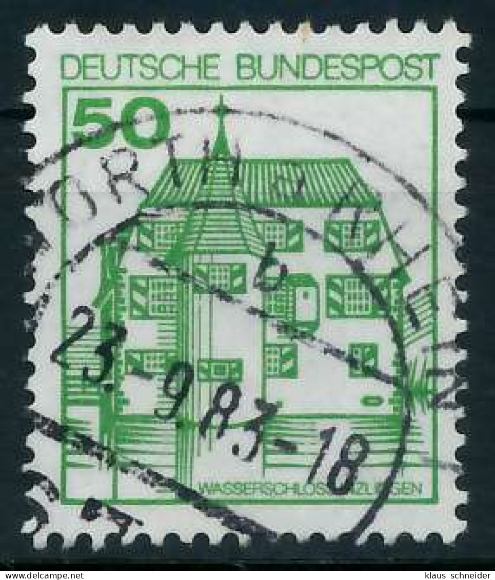 BRD DS BURGEN U. SCHLÖSSER Nr 1038AI Gestempelt X92FEB2 - Used Stamps